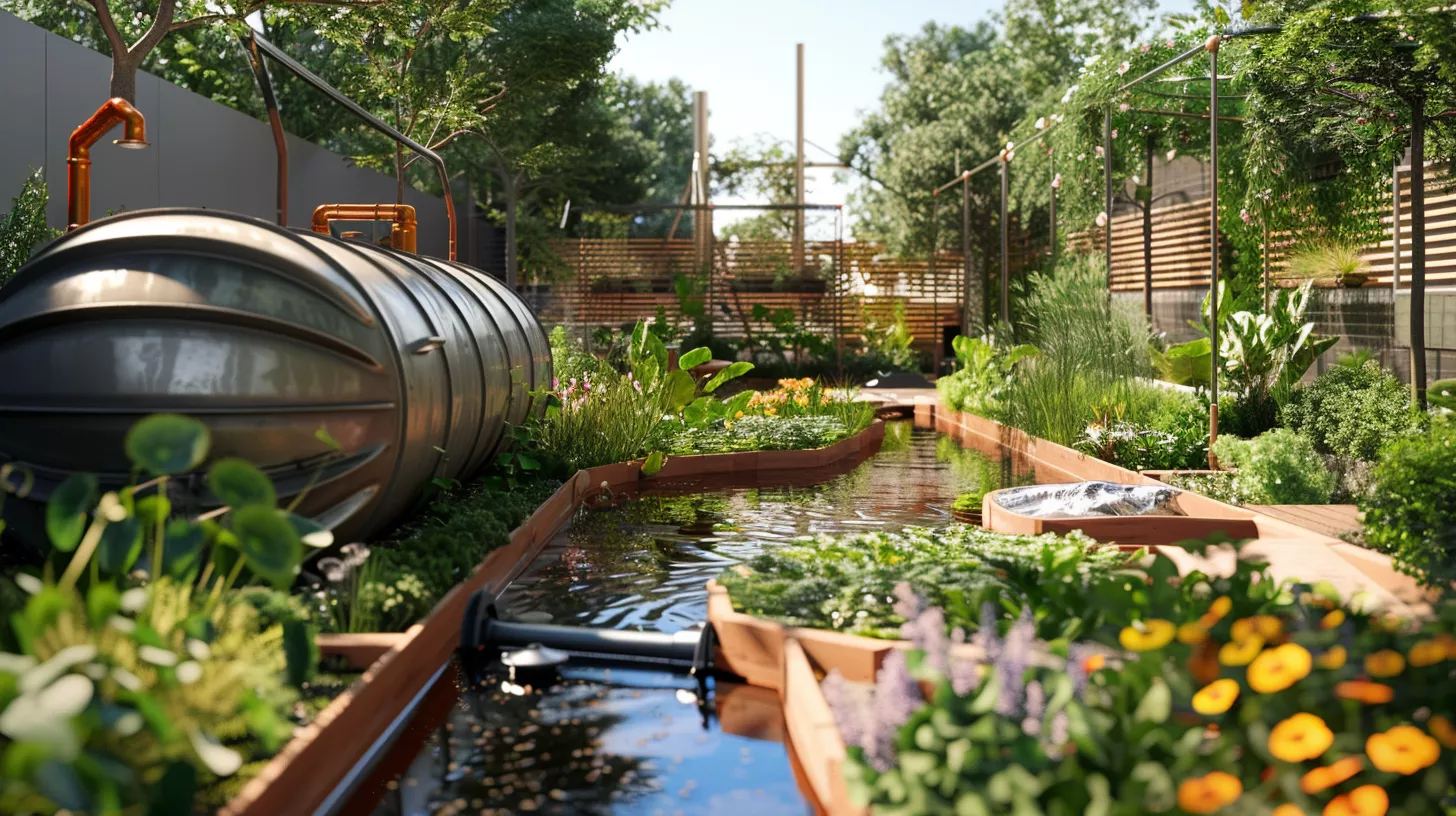 جمع مياه الأمطار للري